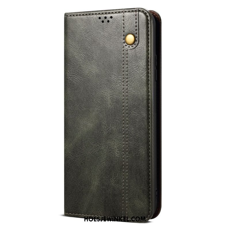 Hoesje Case Huawei Nova 12 Se Telefoonhoesje Gewaxt Imitatieleer