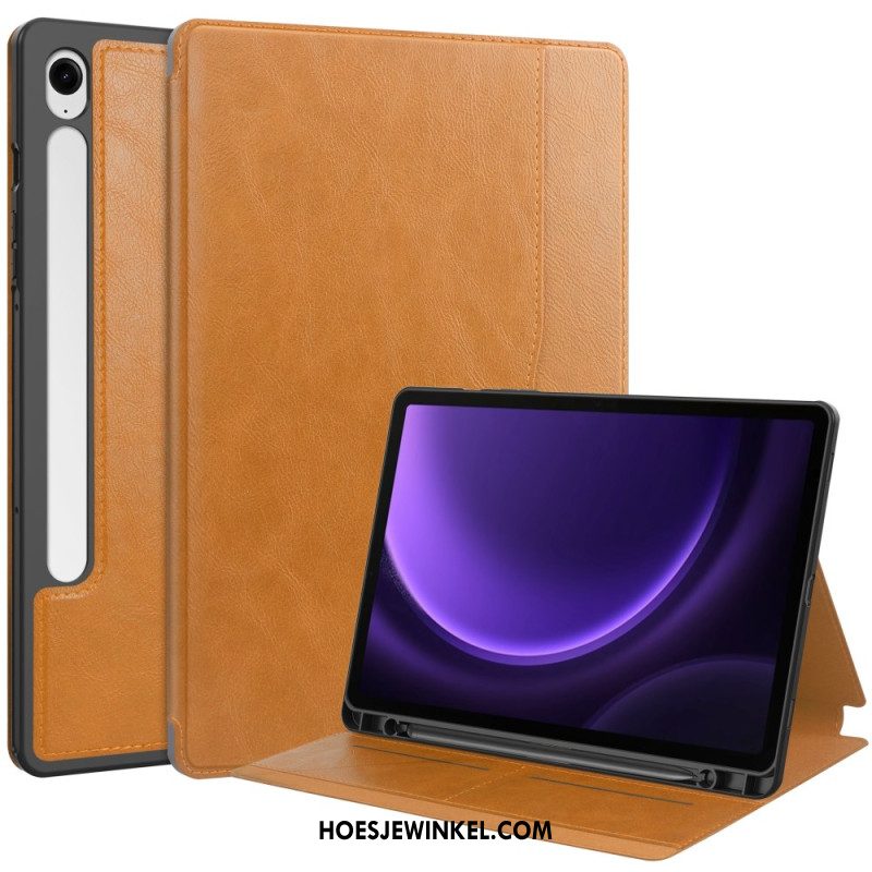 Hoesje Case Samsung Galaxy Tab S9 Fe Telefoonhoesje Glad Kunstleer