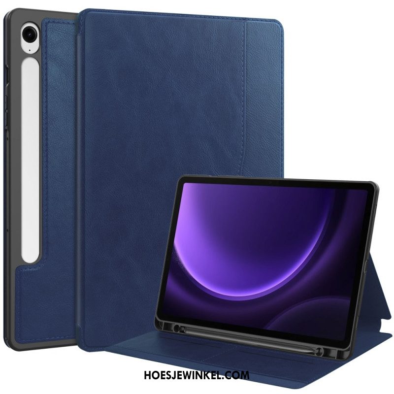 Hoesje Case Samsung Galaxy Tab S9 Fe Telefoonhoesje Glad Kunstleer