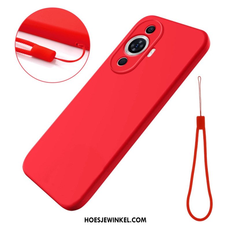 Hoesje Huawei Nova 12s Siliconen Band Bescherming Hoesje