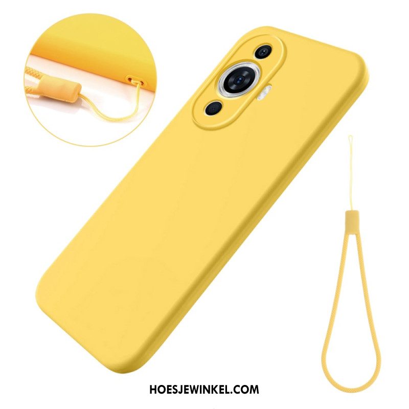 Hoesje Huawei Nova 12s Siliconen Band Bescherming Hoesje