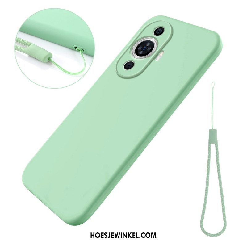 Hoesje Huawei Nova 12s Siliconen Band Bescherming Hoesje