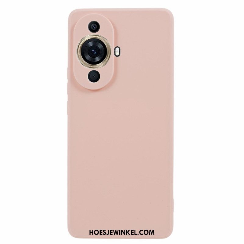 Hoesje Huawei Nova 12s Siliconen Rechte Rand