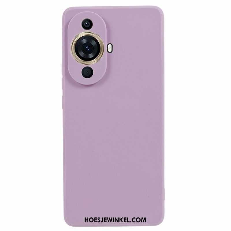 Hoesje Huawei Nova 12s Siliconen Rechte Rand