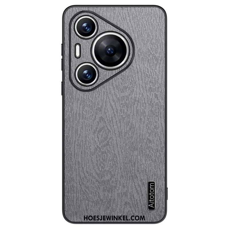 Hoesje Huawei Pura 70 Pro Houtstructuur