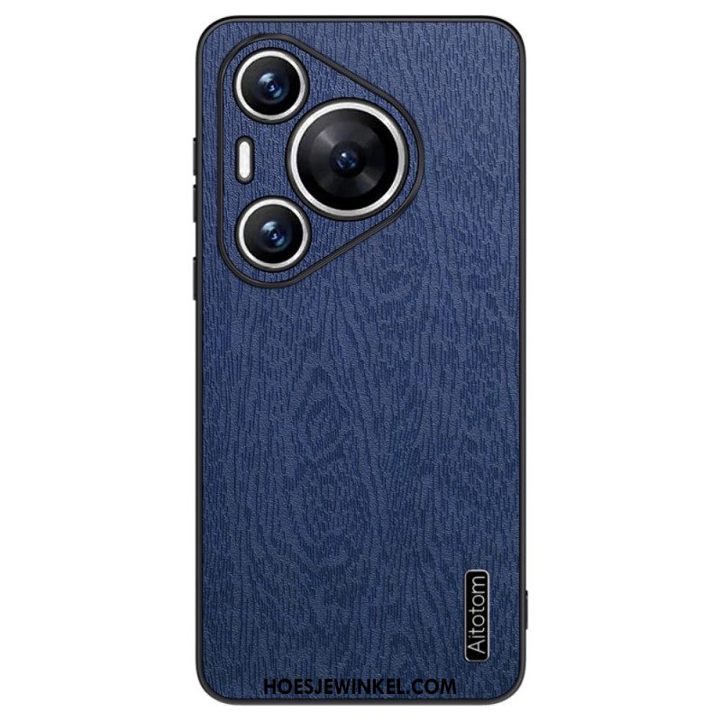 Hoesje Huawei Pura 70 Pro Houtstructuur