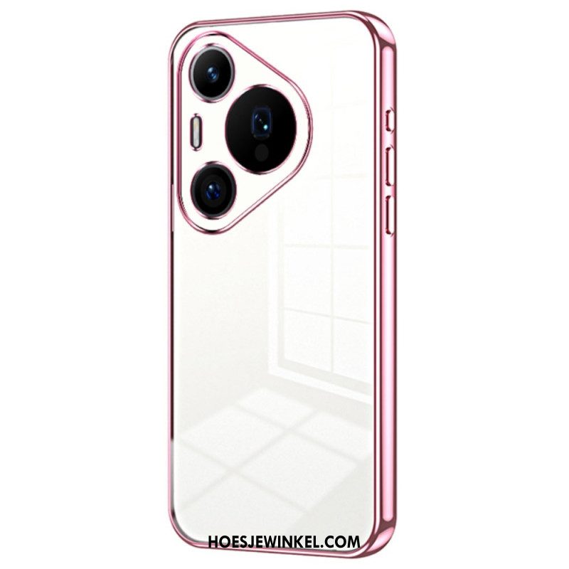 Hoesje Huawei Pura 70 Pro Metalen Stijlranden Bescherming Hoesje