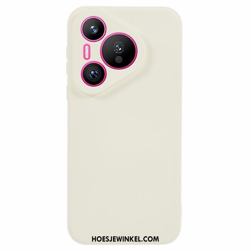 Hoesje Huawei Pura 70 Silicium Flexibel Bescherming Hoesje