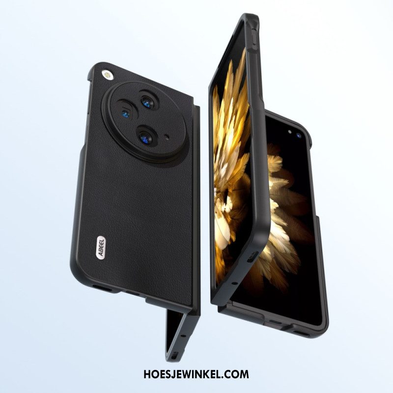 Hoesje Oneplus Open Abeel Premium-leer Bescherming Hoesje