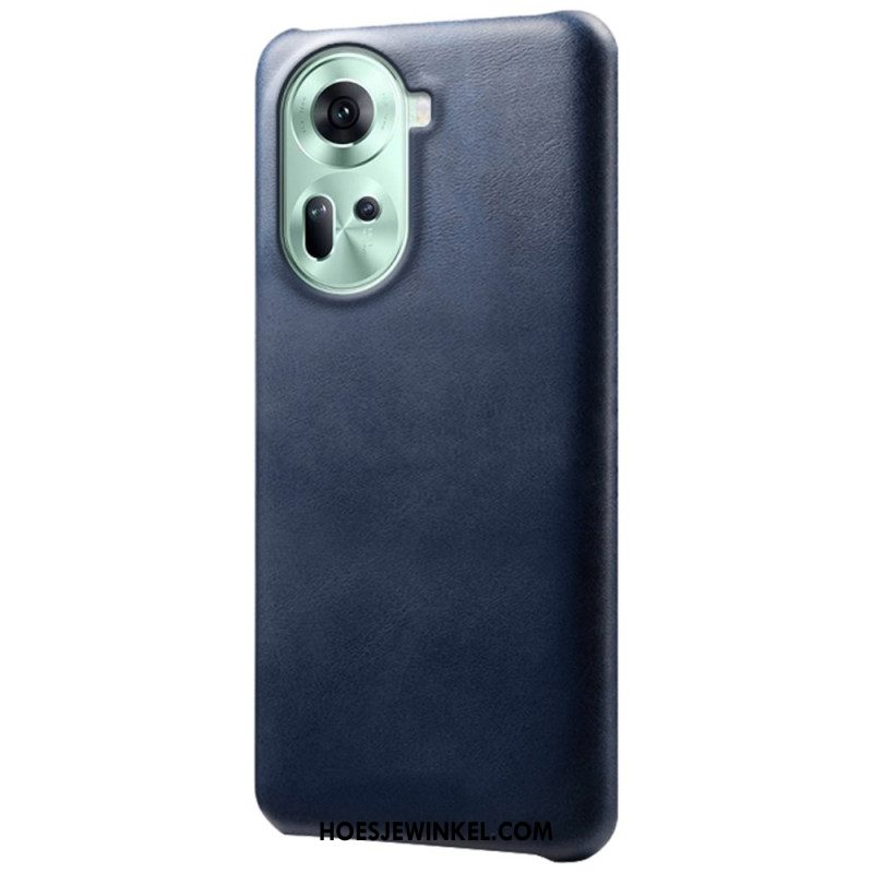 Hoesje Oppo Reno 11 5g Ledereffect