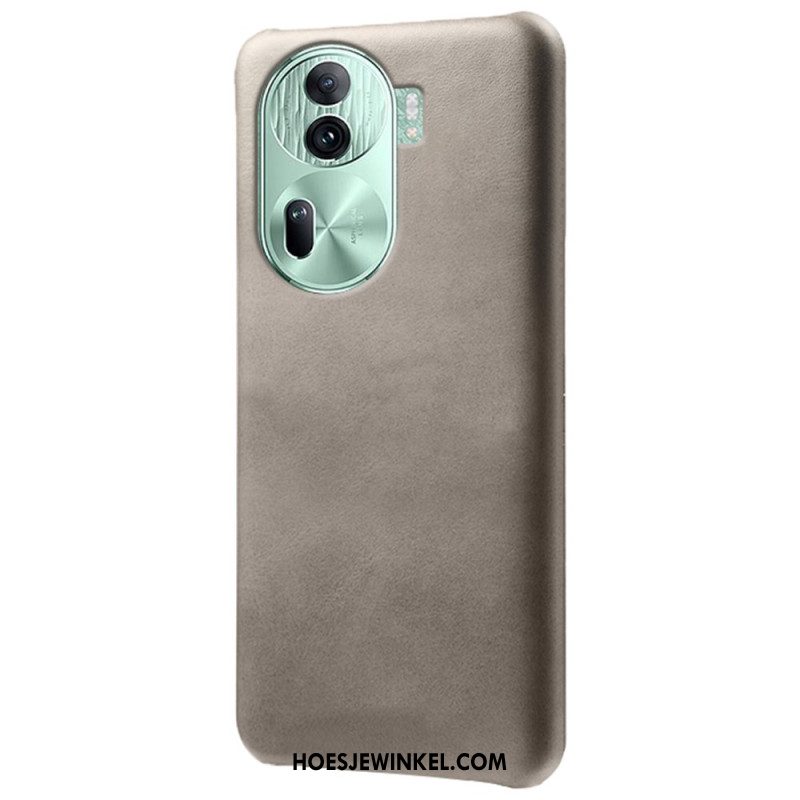 Hoesje Oppo Reno 11 Pro 5g Ledereffect Bescherming Hoesje