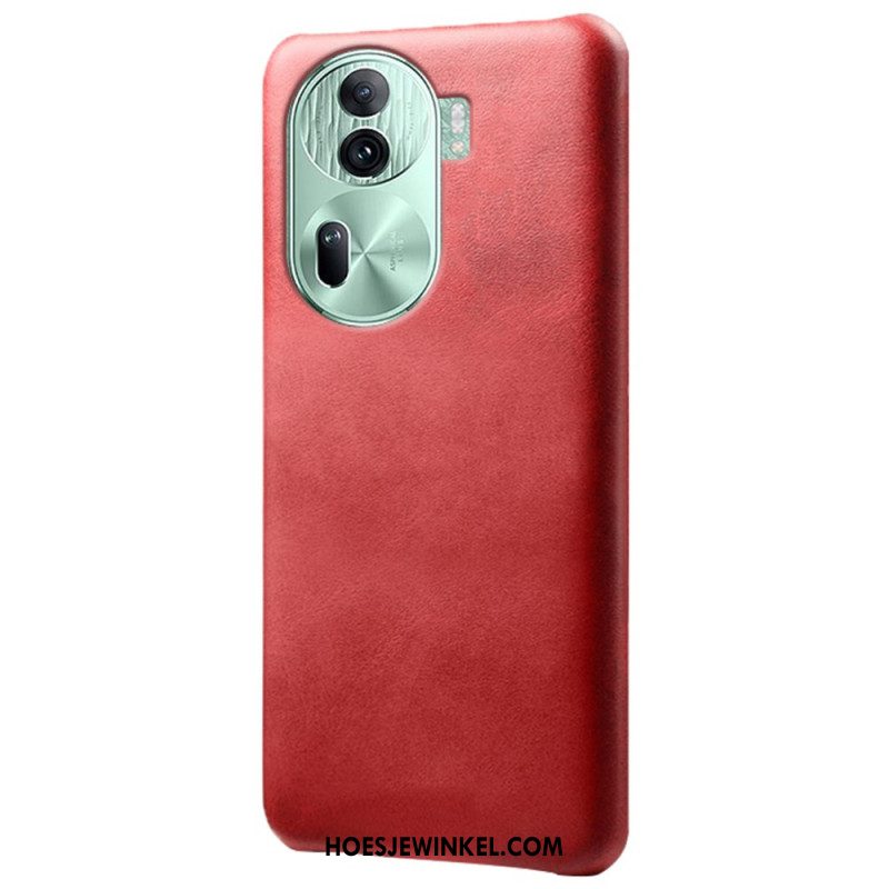 Hoesje Oppo Reno 11 Pro 5g Ledereffect Bescherming Hoesje