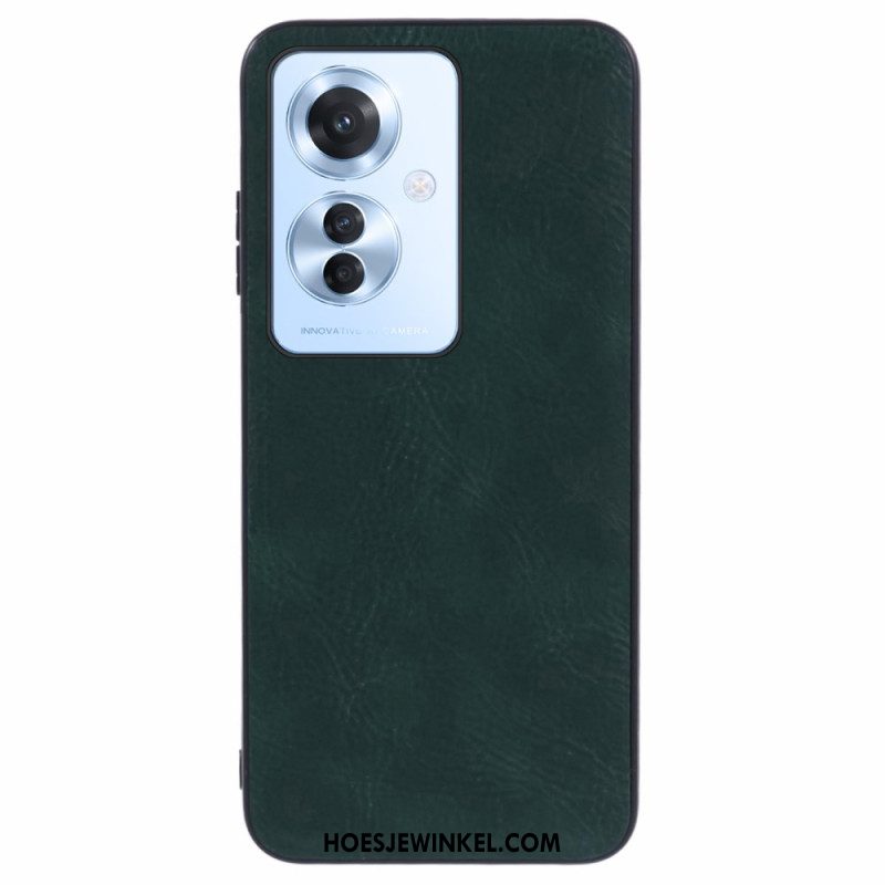 Hoesje Oppo Reno 11f 5g Retro Leertextuur