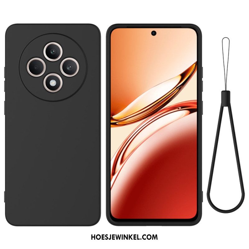 Hoesje Oppo Reno 12f 5g Vloeibare Siliconen Band