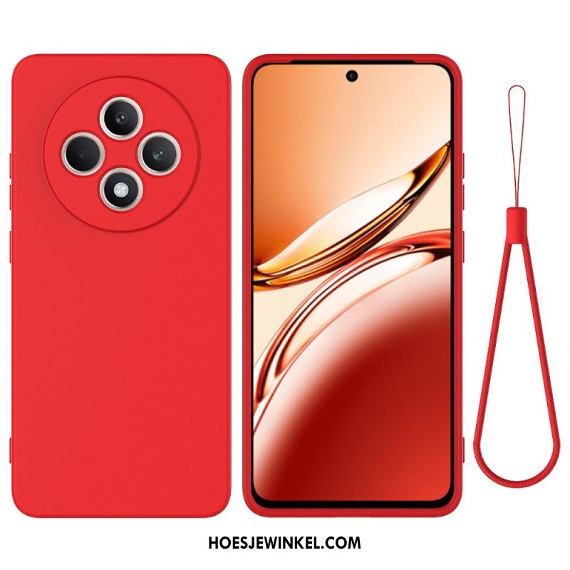 Hoesje Oppo Reno 12f 5g Vloeibare Siliconen Band