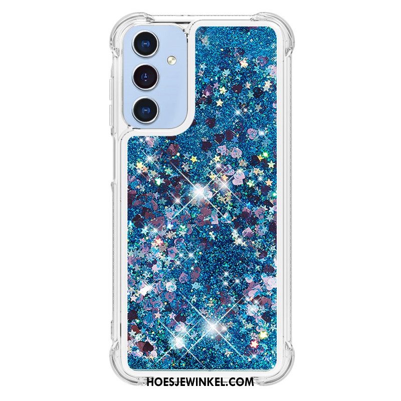 Hoesje Samsung Galaxy A15 5g Glitterontwerp