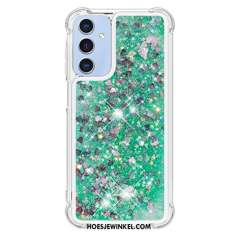 Hoesje Samsung Galaxy A15 5g Glitterontwerp