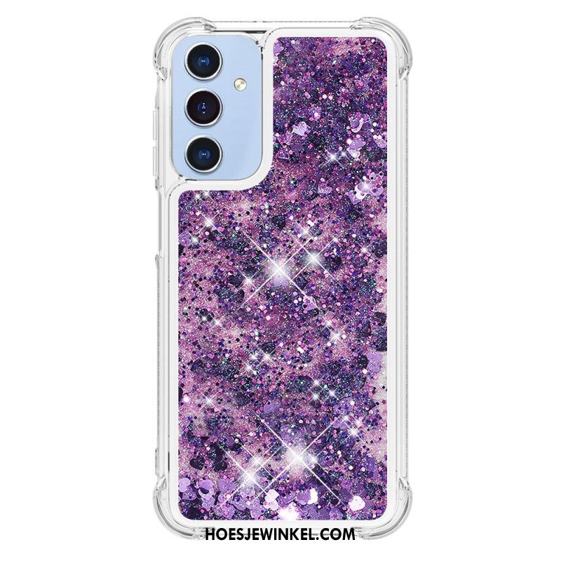 Hoesje Samsung Galaxy A15 5g Glitterontwerp