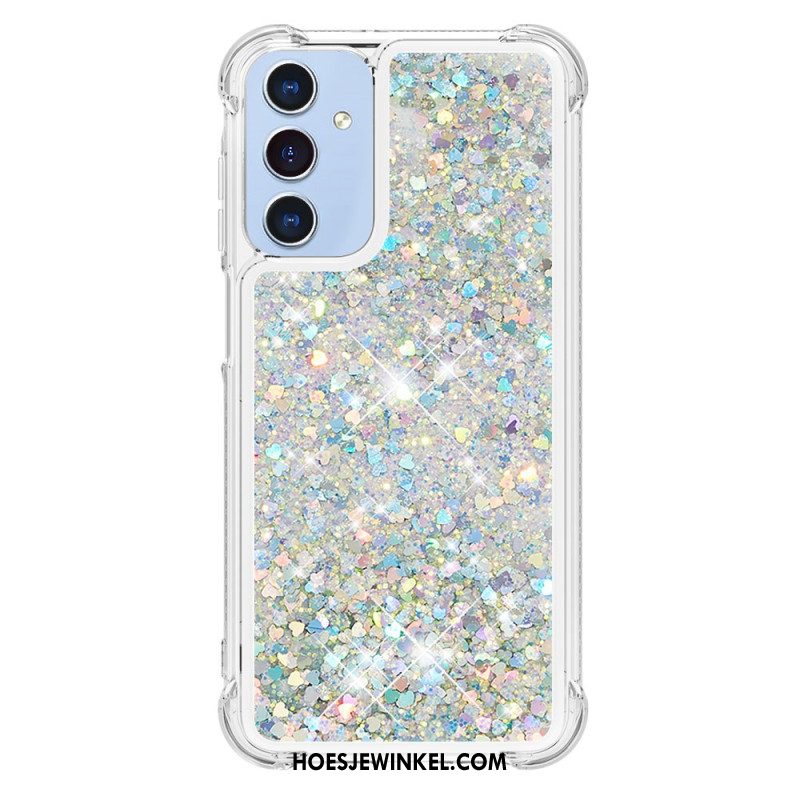 Hoesje Samsung Galaxy A15 5g Glitterontwerp