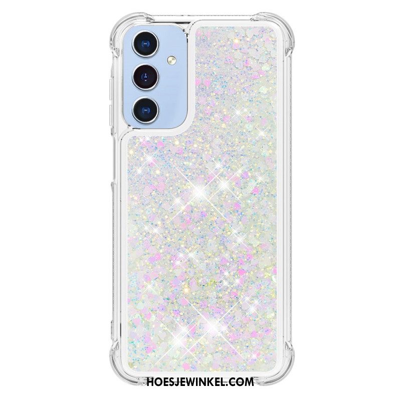 Hoesje Samsung Galaxy A15 5g Glitterontwerp