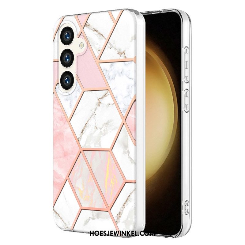 Hoesje Samsung Galaxy S24 5g Geometrisch Marmer