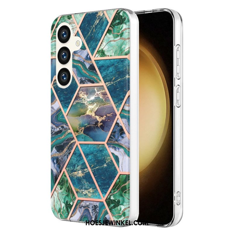 Hoesje Samsung Galaxy S24 5g Geometrisch Marmer