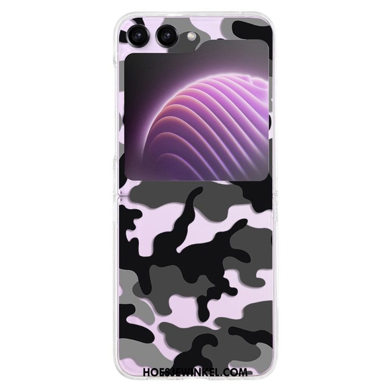 Hoesje Samsung Galaxy Z Flip 5 Naadloos Camouflagepatroon