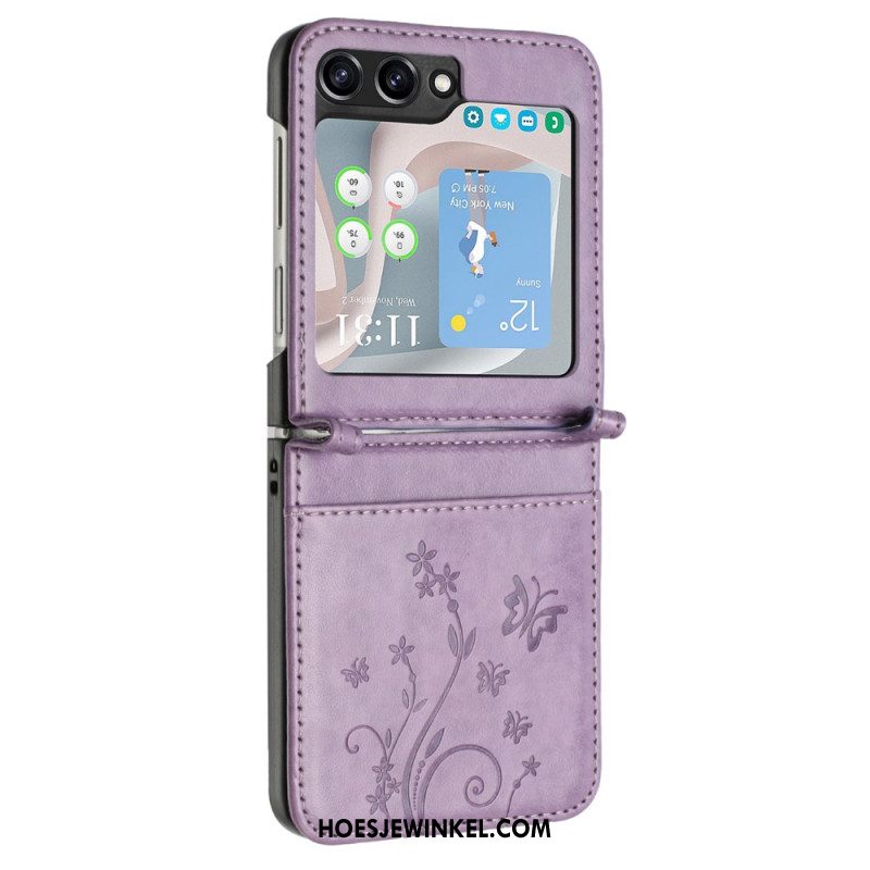 Hoesje Samsung Galaxy Z Flip 6 Vlinders En Bloemen