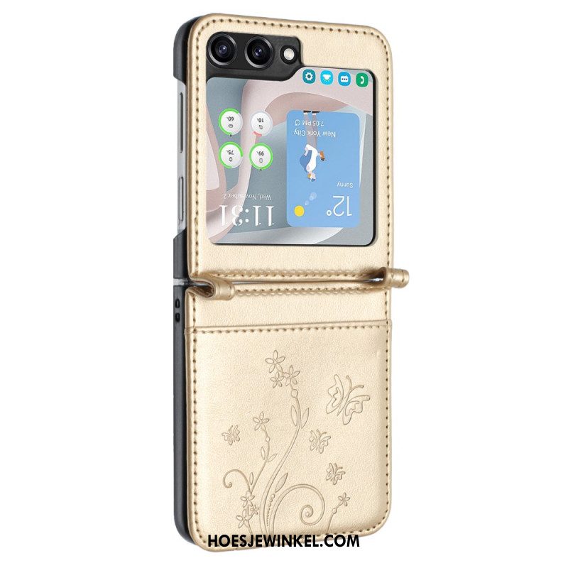 Hoesje Samsung Galaxy Z Flip 6 Vlinders En Bloemen