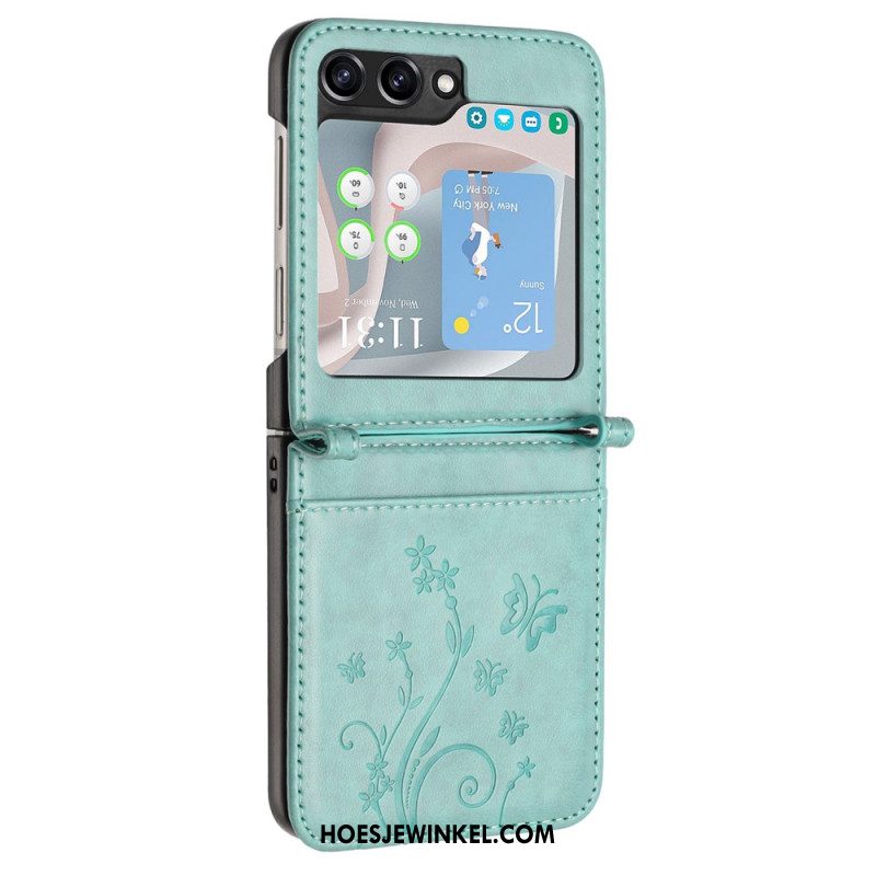 Hoesje Samsung Galaxy Z Flip 6 Vlinders En Bloemen