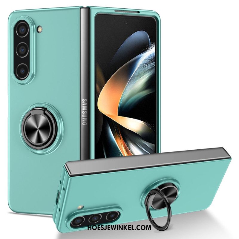 Hoesje Samsung Galaxy Z Fold 5 Basiskleurenring Bescherming Hoesje