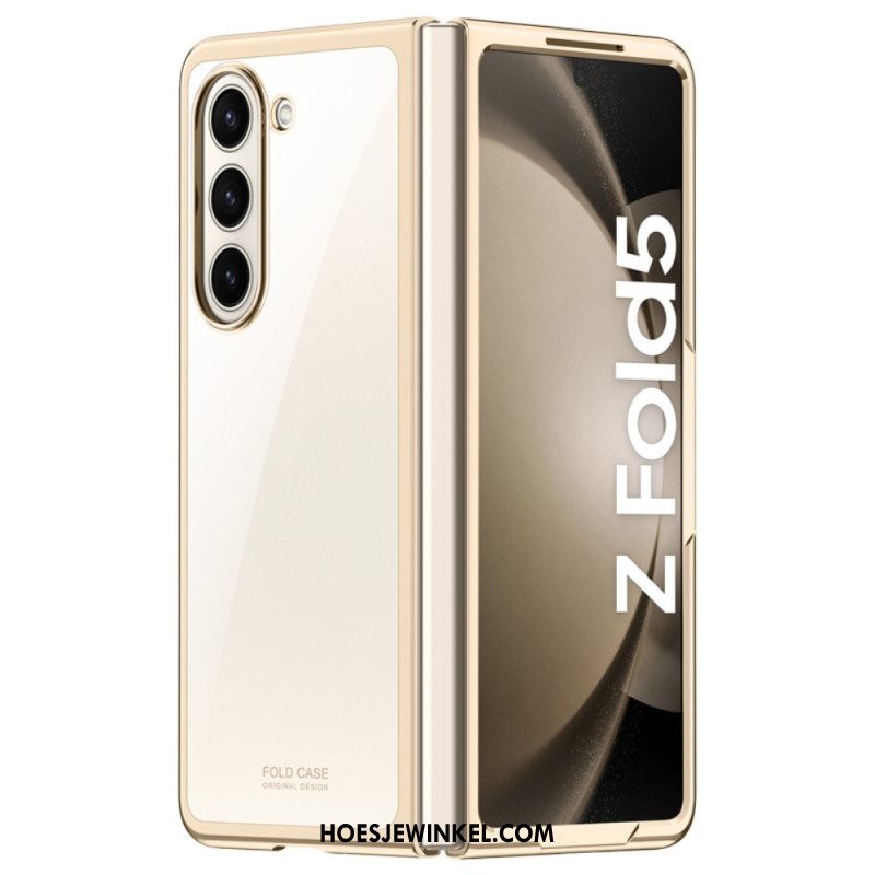 Hoesje Samsung Galaxy Z Fold 5 Discrete Metalen Randen