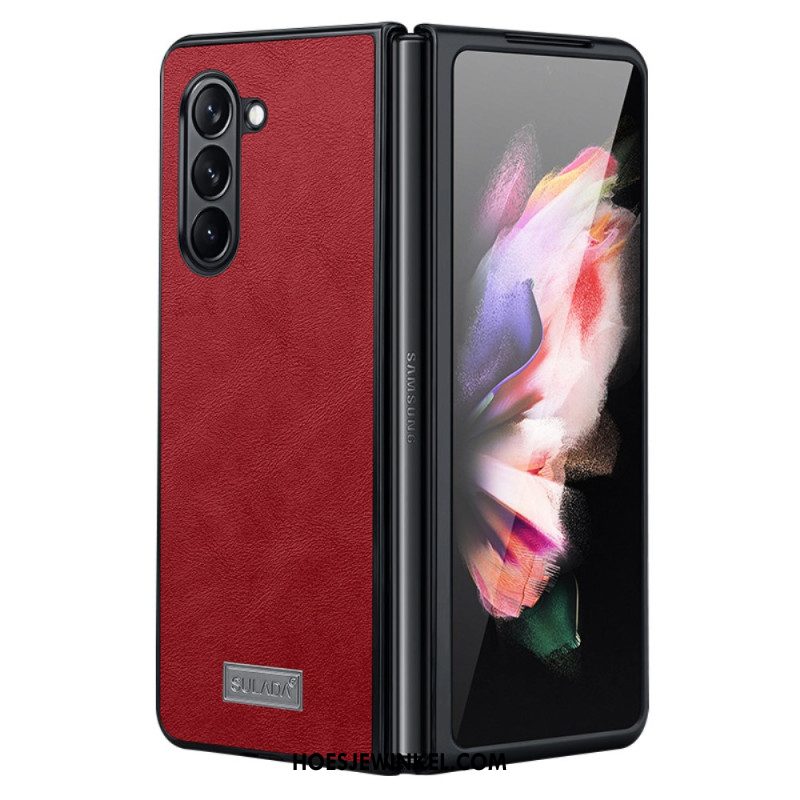 Hoesje Samsung Galaxy Z Fold 5 Elegance Leer Abeel