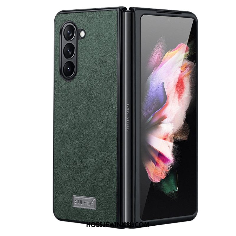 Hoesje Samsung Galaxy Z Fold 5 Elegance Leer Abeel