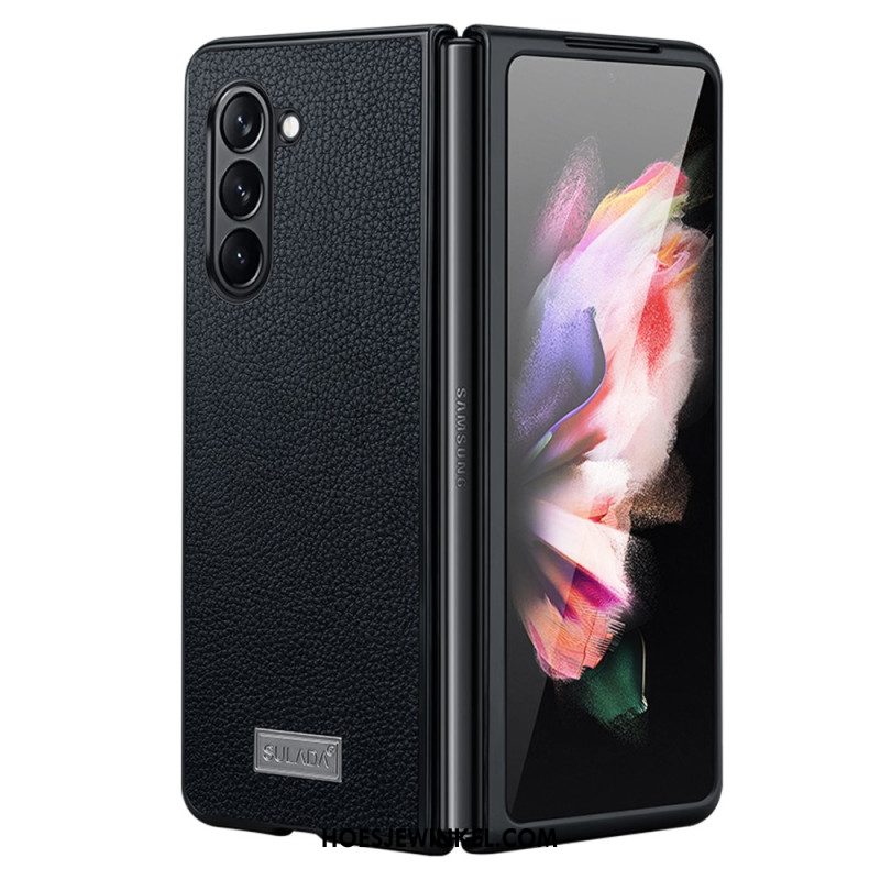 Hoesje Samsung Galaxy Z Fold 5 Litchileer Design Abeel