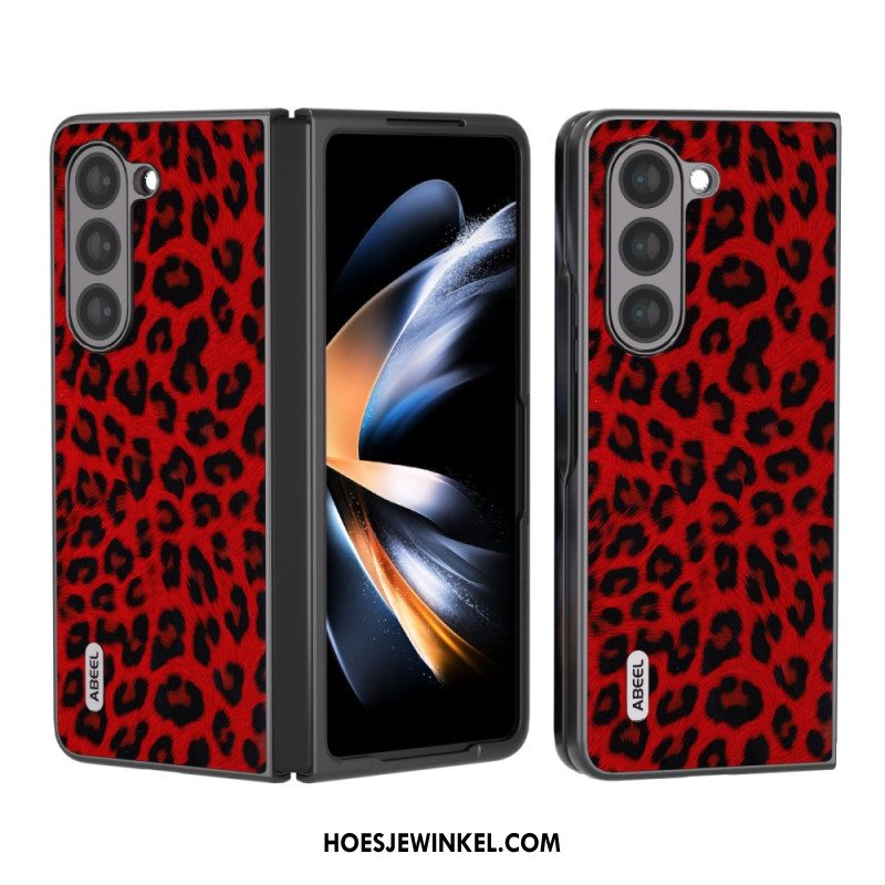 Hoesje Samsung Galaxy Z Fold 5 Luipaard Abeel