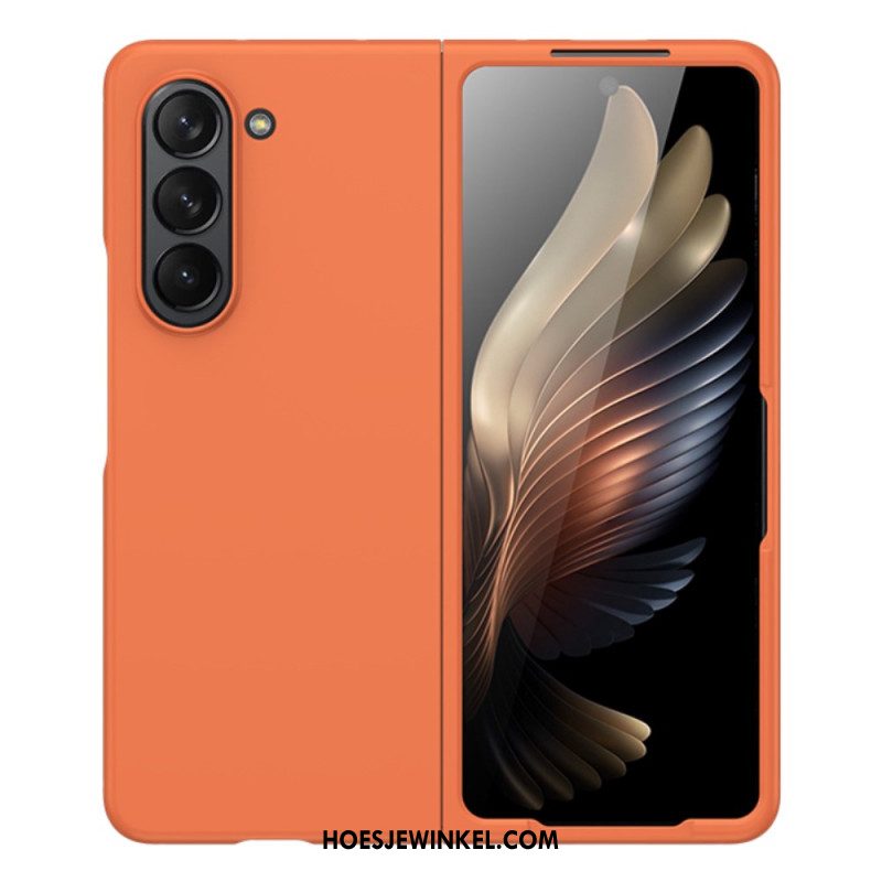 Hoesje Samsung Galaxy Z Fold 5 Met Rubber Beklede Afwerking Bescherming Hoesje