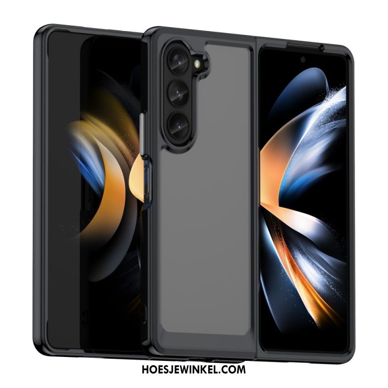 Hoesje Samsung Galaxy Z Fold 5 Siliconen Randen