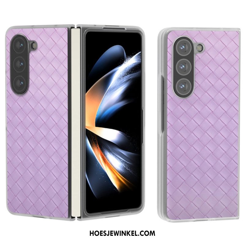 Hoesje Samsung Galaxy Z Fold 6 Geweven Textuur