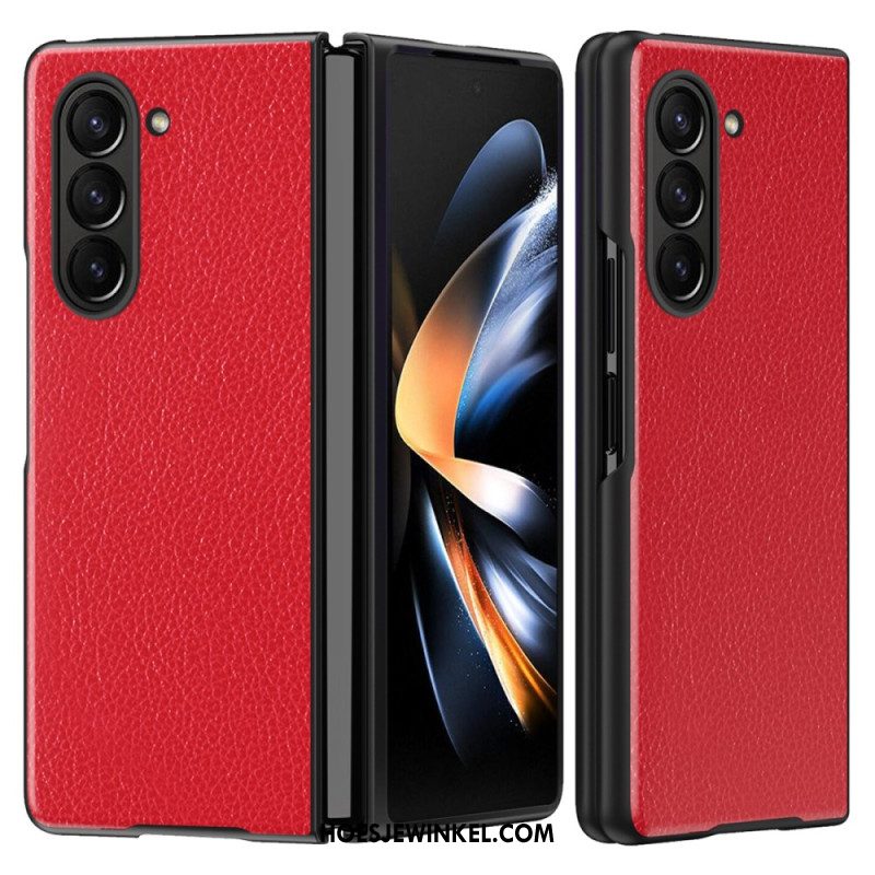 Hoesje Samsung Galaxy Z Fold 6 Litchi Kunstleer