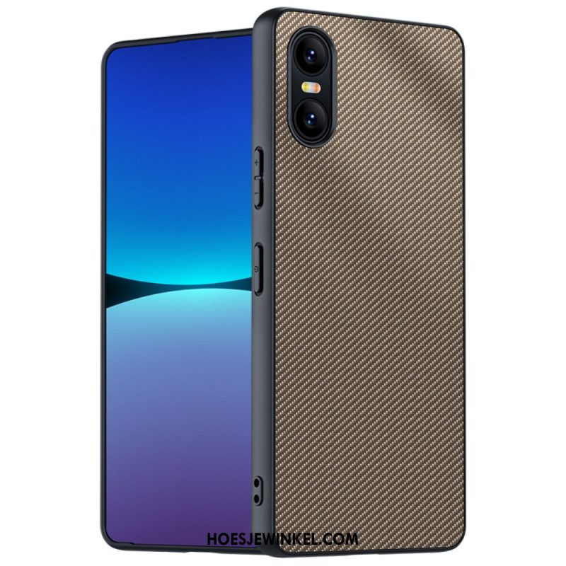 Hoesje Sony Xperia 10 Vi Variatie In Koolstofvezel