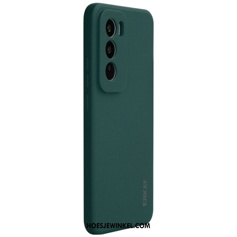 Hoesje Voor Oppo Reno 12 Pro 5g Enkay Vloeibare Siliconen