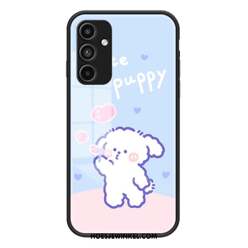 Hoesje Voor Samsung Galaxy A15 Cartoon Gehard Glas