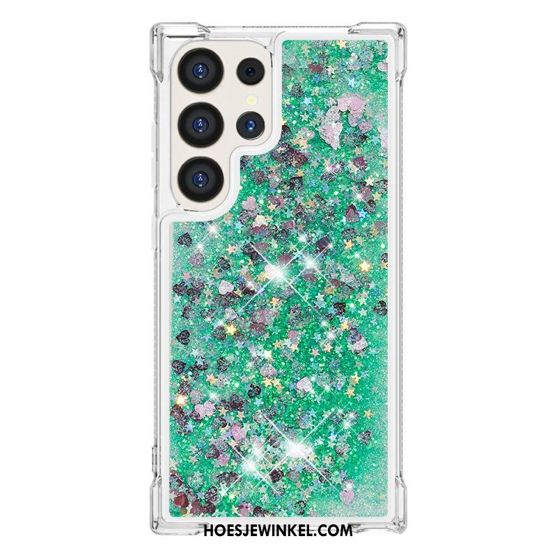 Hoesje Voor Samsung Galaxy S24 Ultra 5g Sprankelende Glitters