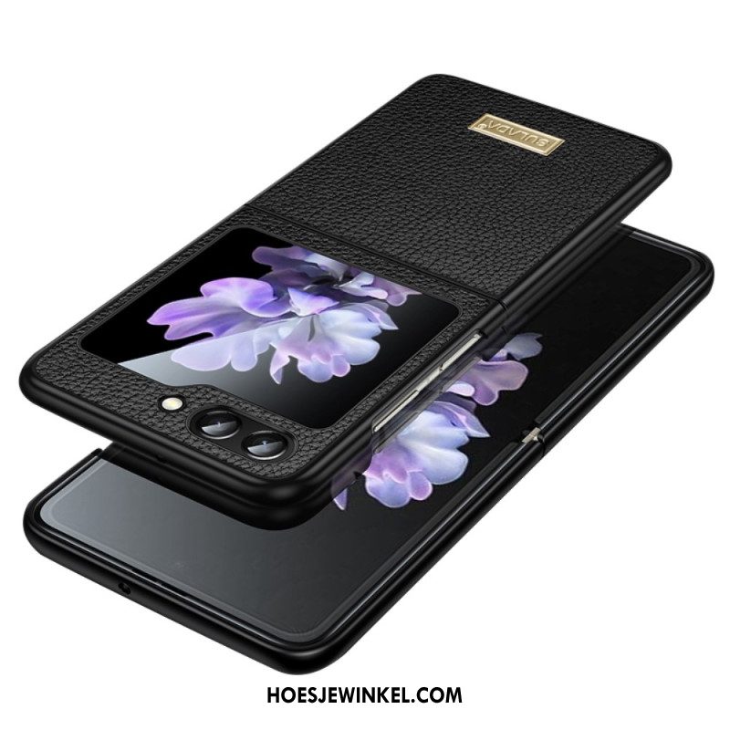 Hoesje Voor Samsung Galaxy Z Flip 5 Sulada Ledereffect