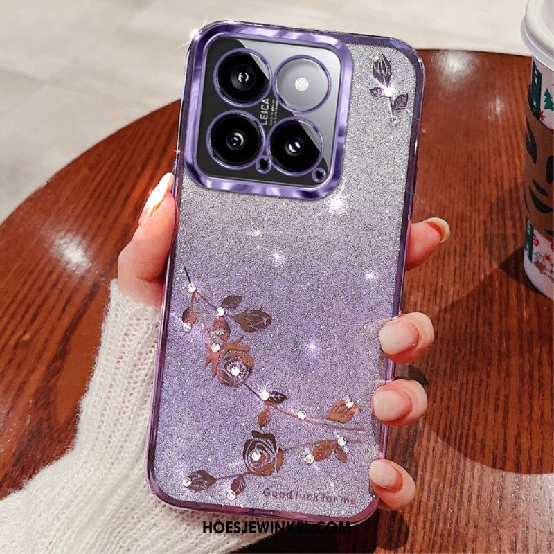 Hoesje Voor Xiaomi 14 Kadem-glitterpatroon