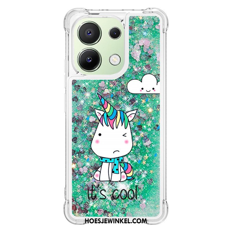 Hoesje Voor Xiaomi Redmi Note 13 4g Pailletten Met Cartoonpatroon