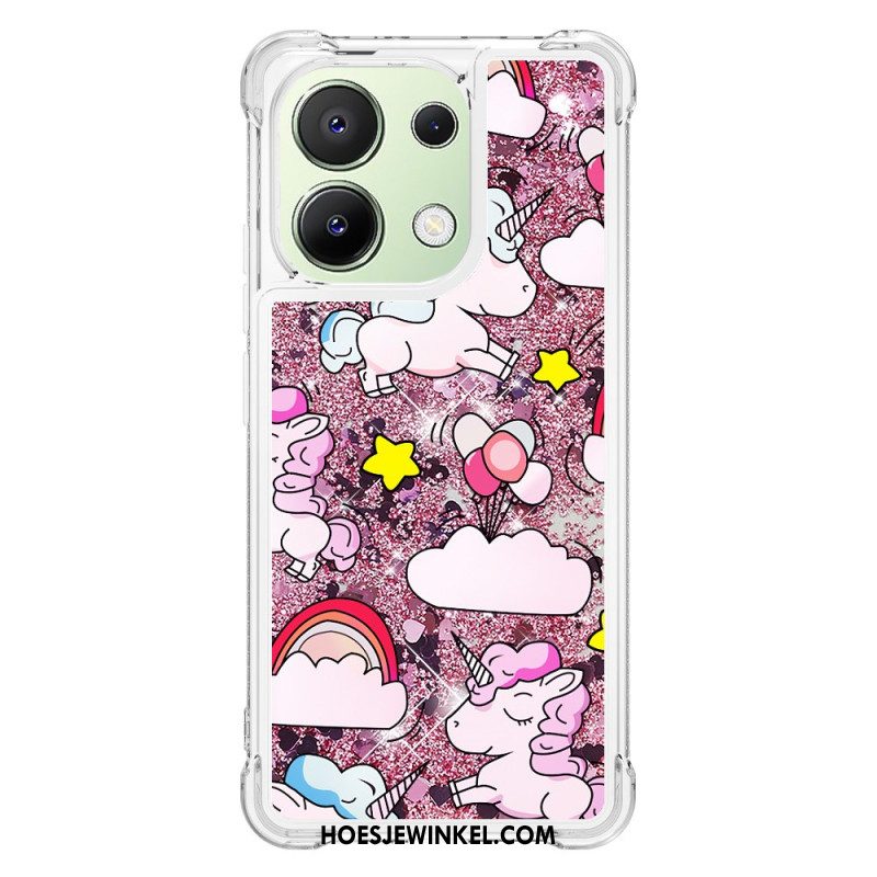 Hoesje Voor Xiaomi Redmi Note 13 4g Pailletten Met Cartoonpatroon