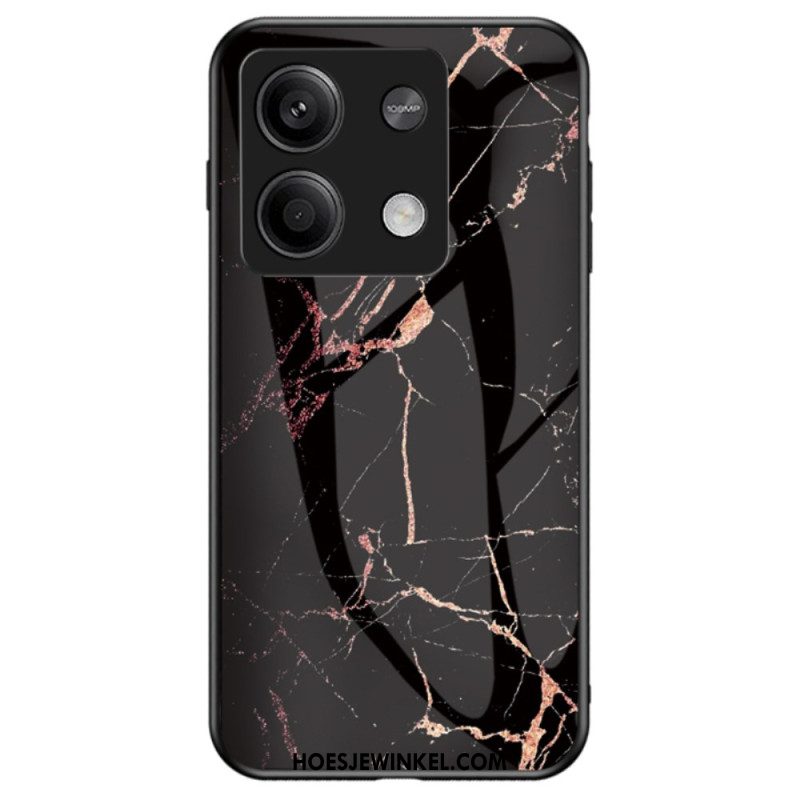 Hoesje Voor Xiaomi Redmi Note 13 5g Marmer Gehard Glas