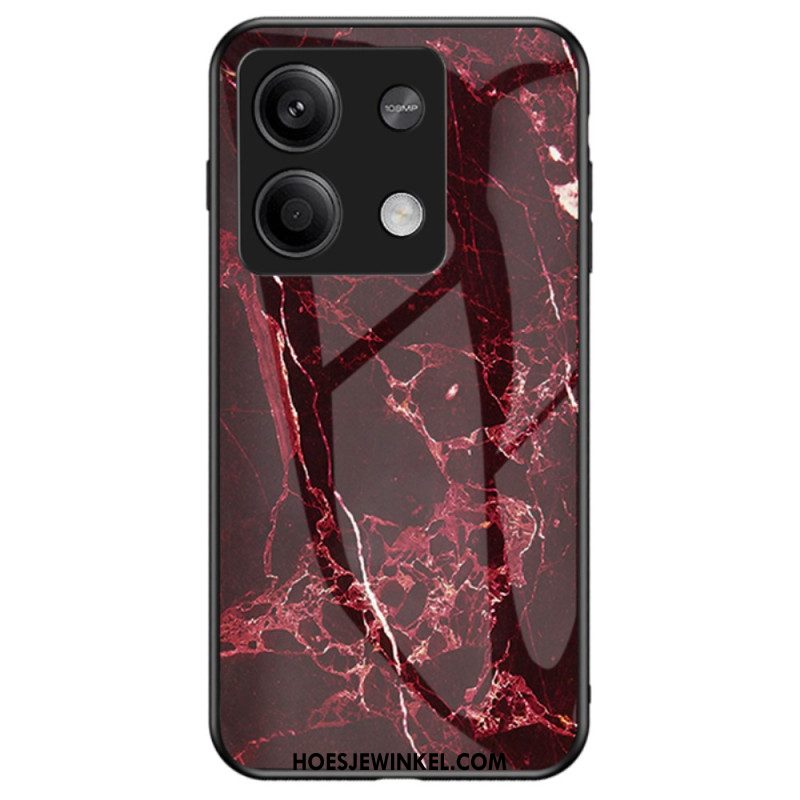 Hoesje Voor Xiaomi Redmi Note 13 5g Marmer Gehard Glas